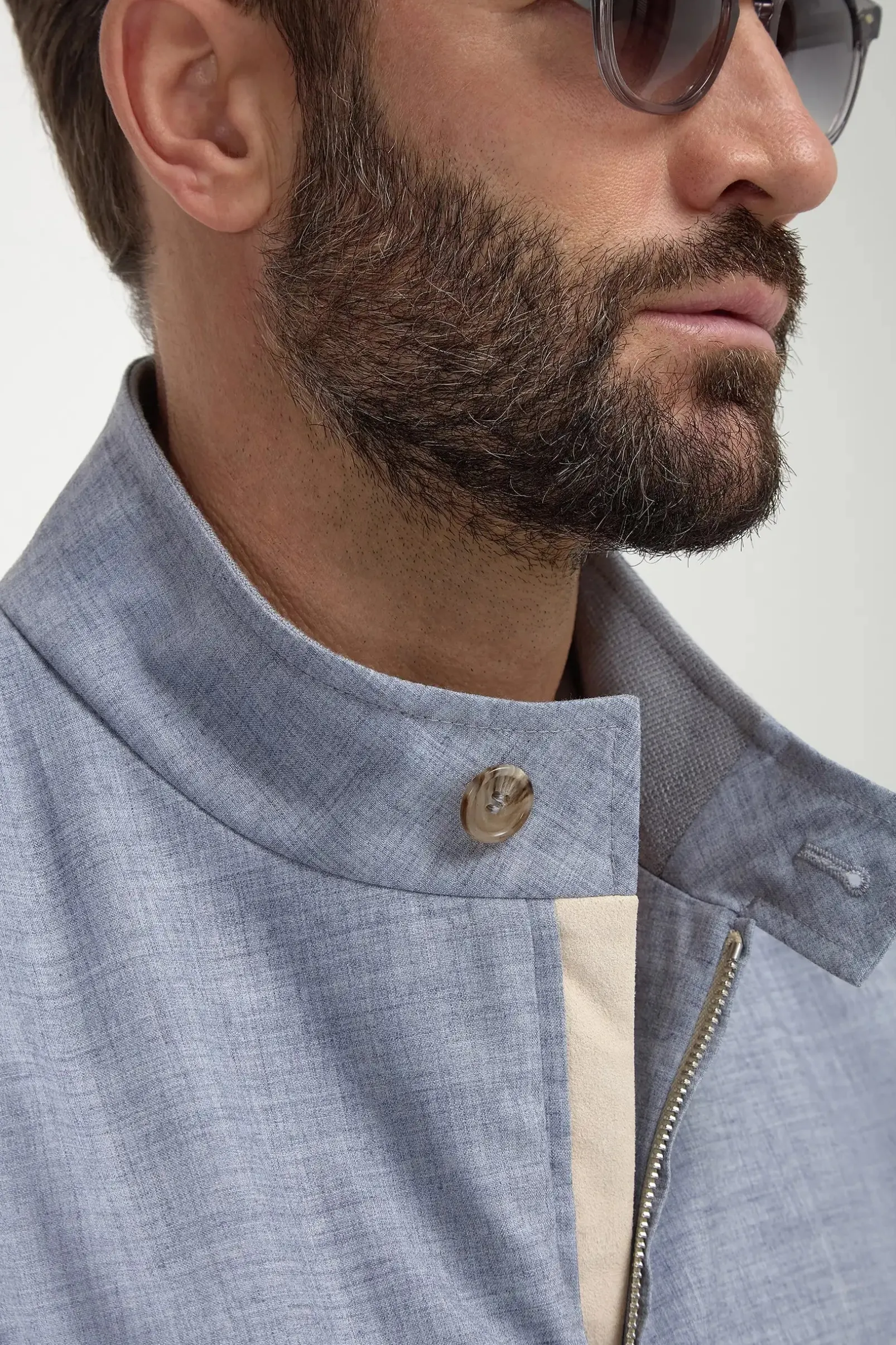 dusty_blue_short_jacket___2.webp Dusty blue short jacket - Made in Italy