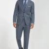 Dusty blue suit - Made in Italy