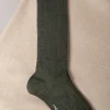 Green - Super durable Wool short socks - Made in Italy