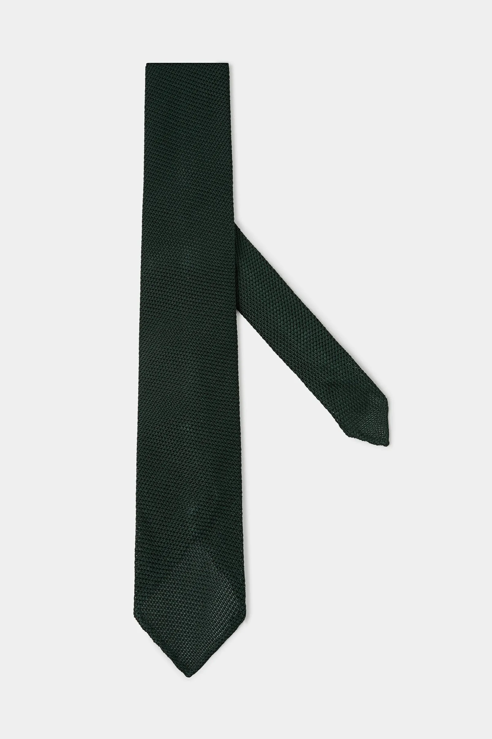 green_grenadine_silk_tie__0.webp Green grenadine silk tie - Hand Made In Italy