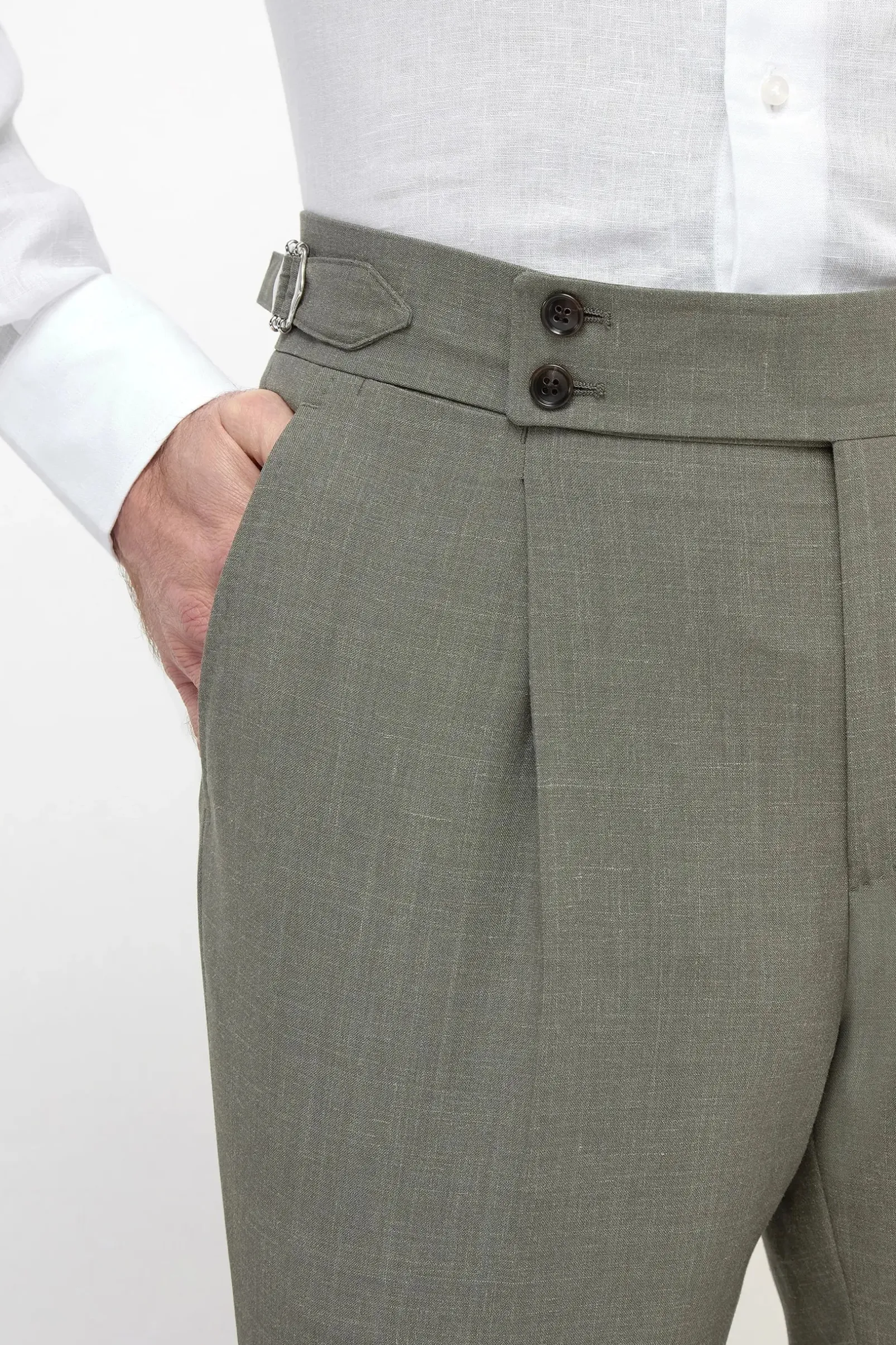 green_soragna_trousers__m_2.webp Green Soragna trousers - Made in Italy