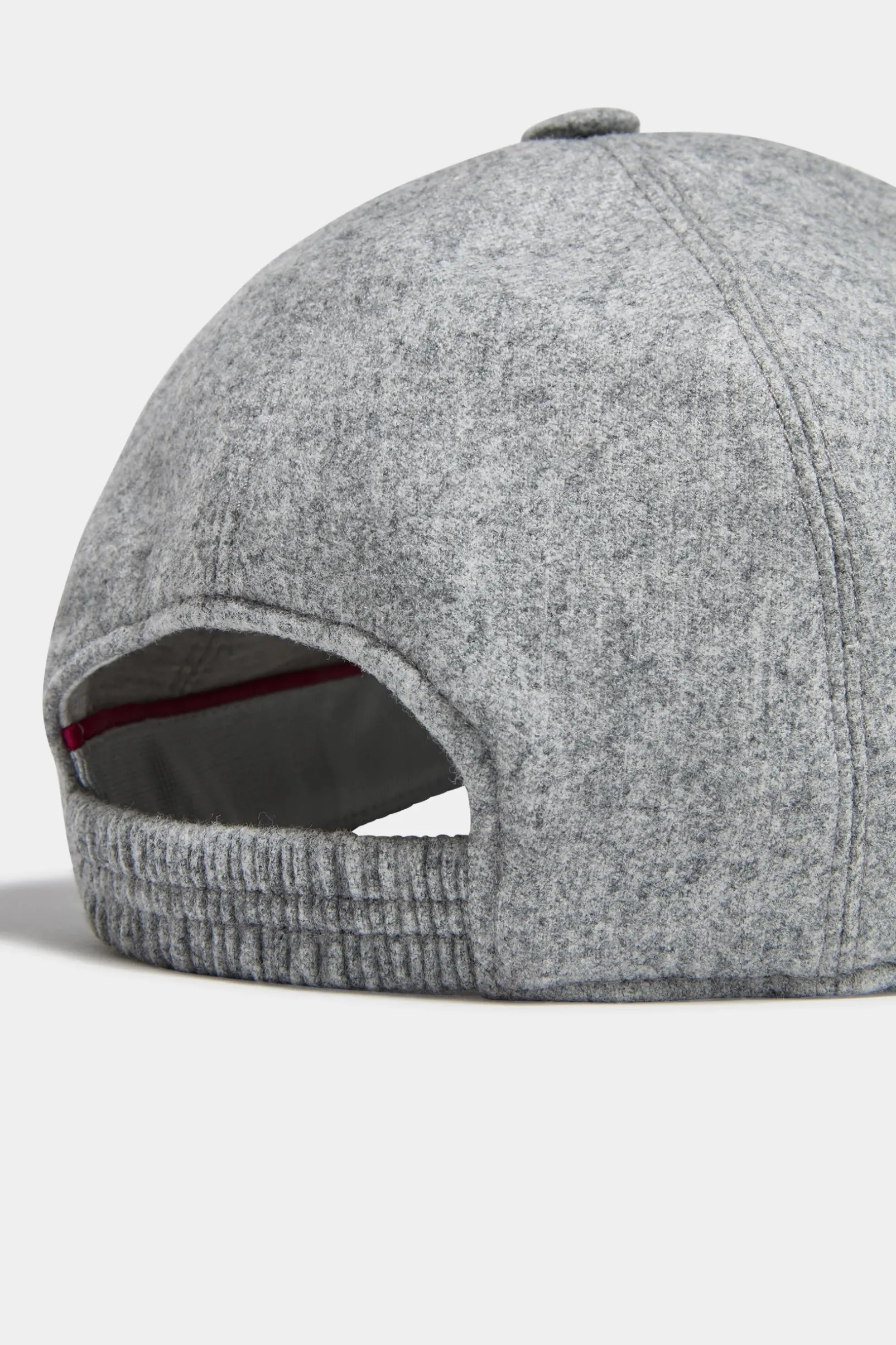 grey_flannel_baseball_cap_2.webp Grey flannel baseball cap - Made in Italy