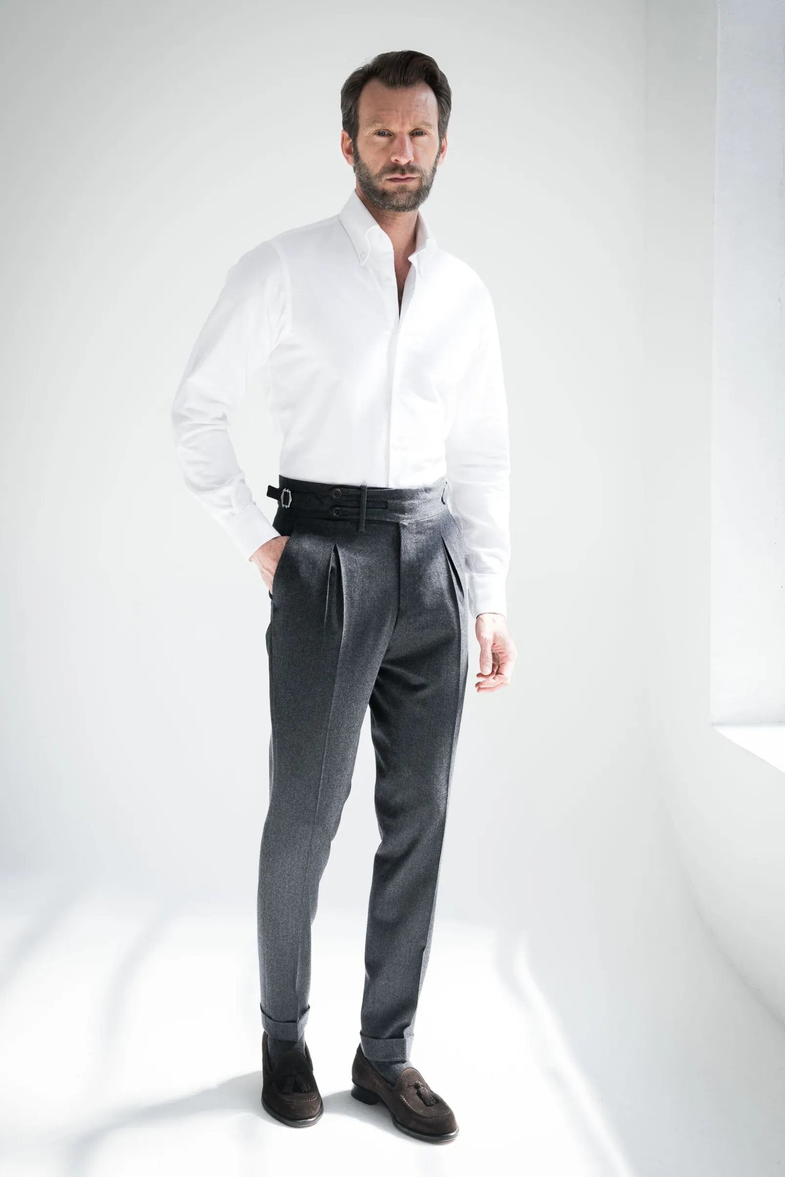 grey_flannel_limited_edit_1.webp Grey flannel Limited Edition trousers - Made in Italy