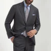 Grey full canvas suit - Made in Italy