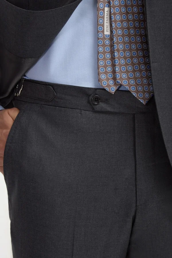 Grey full canvas suit - Made in Italy