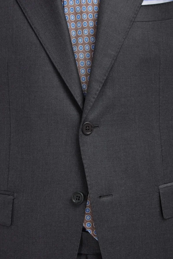 Grey full canvas suit - Made in Italy