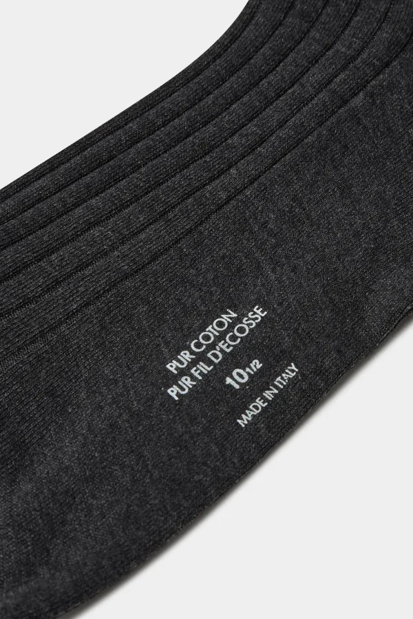 Grey long socks - Made in Italy