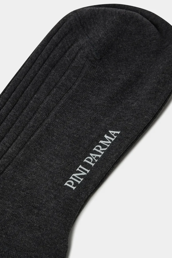 Grey long socks - Made in Italy