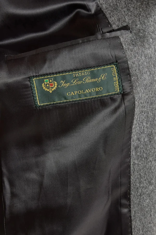 Grey overcoat - Made in Italy