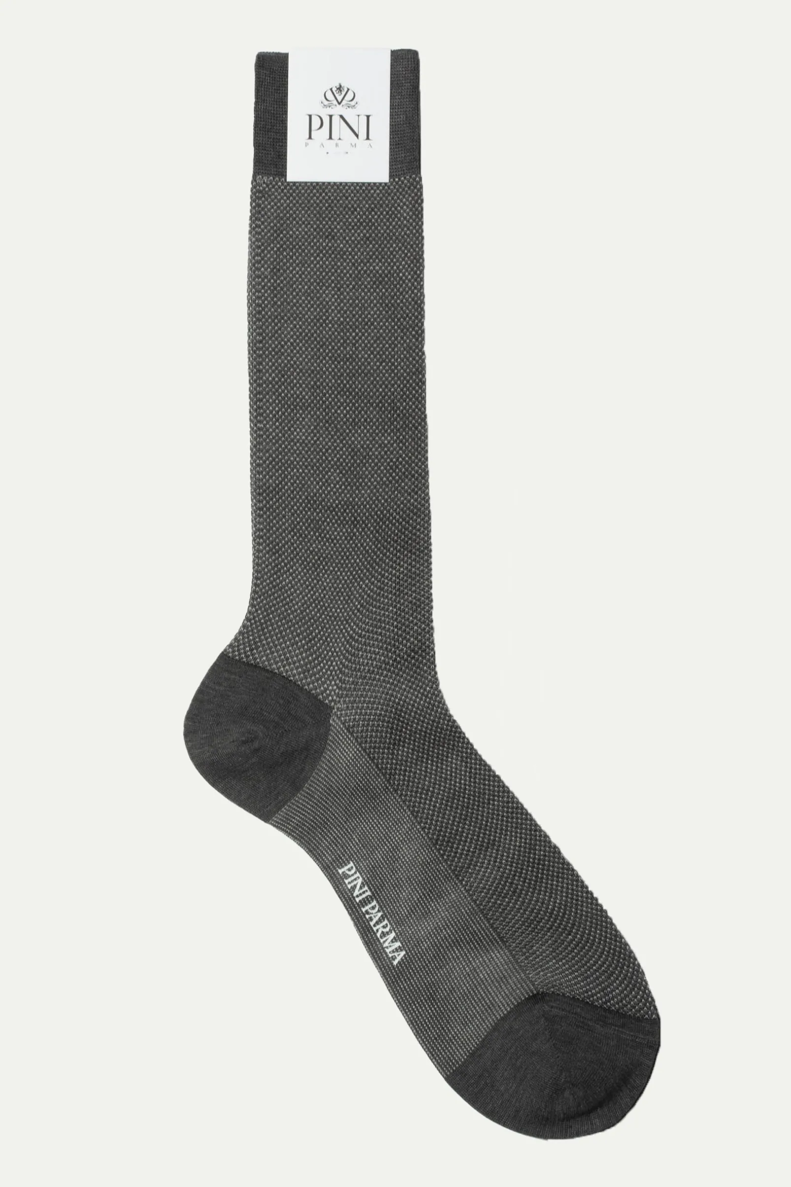 grey_patterned_short_sock_0.webp Grey patterned short socks - Made in Italy