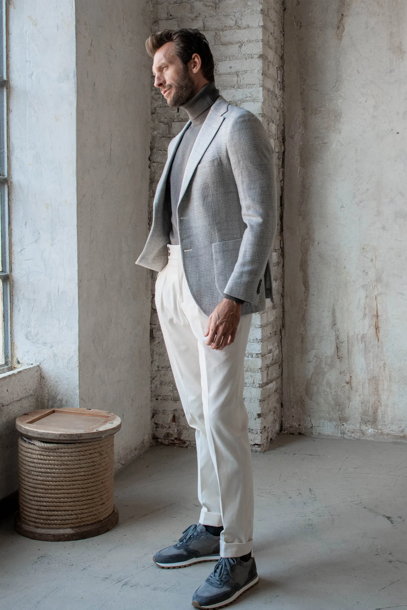 grey_prince_of_wales_jack_3.webp Grey Prince of Wales jacket - Made in Italy