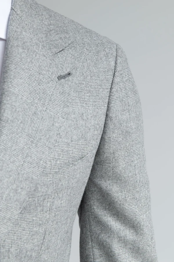 Grey Prince of Wales suit "Soragna Capsule Collection" - Made in Italy