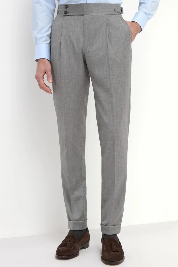 Grey Soragna trousers - Made in Italy