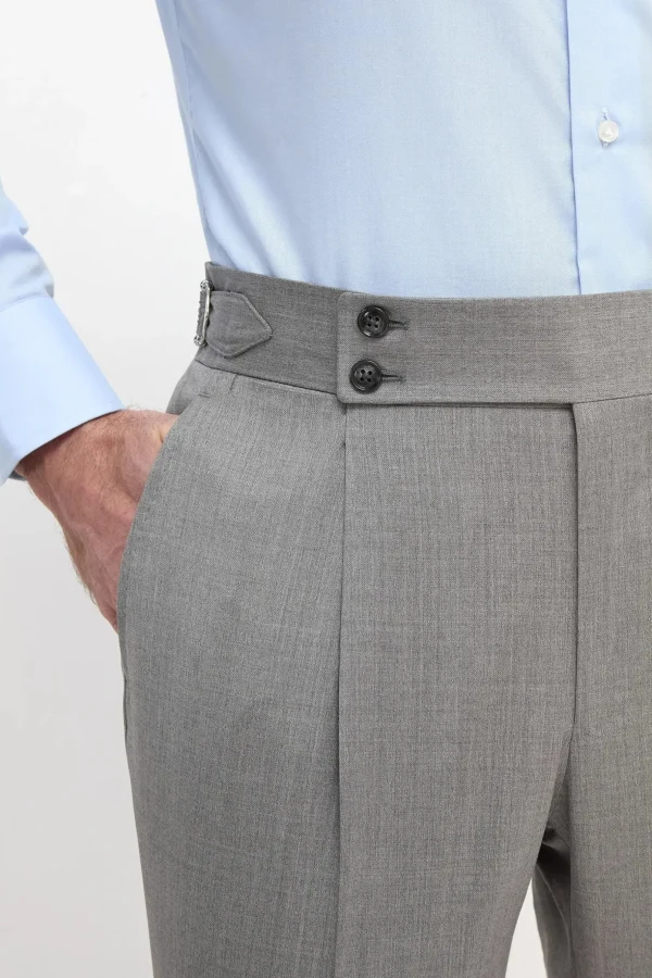 Grey Soragna trousers - Made in Italy