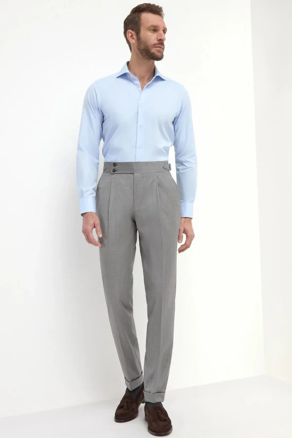 Grey Soragna trousers - Made in Italy