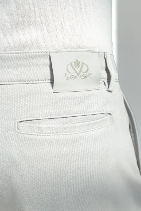 Grey stretch canvas cargo - Made in Italy