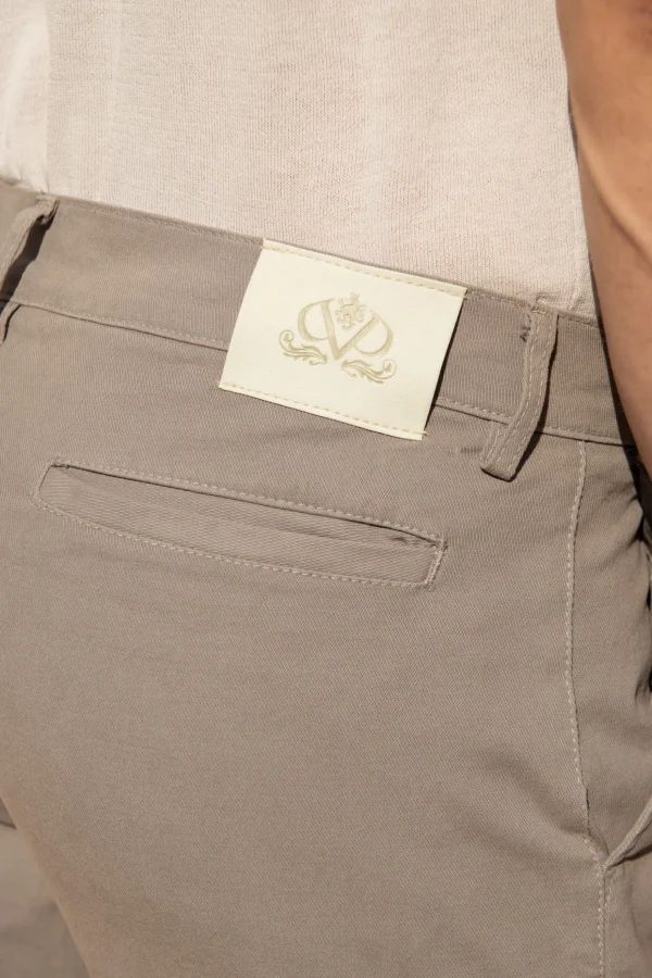 Grey stretch cotton cargo - Made in Italy