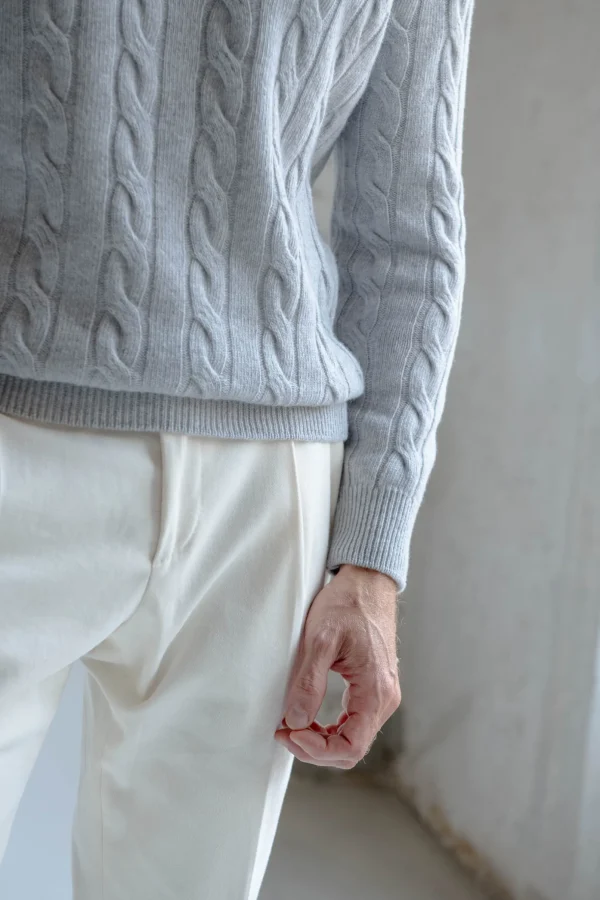 Grey turtleneck – Made in Italy