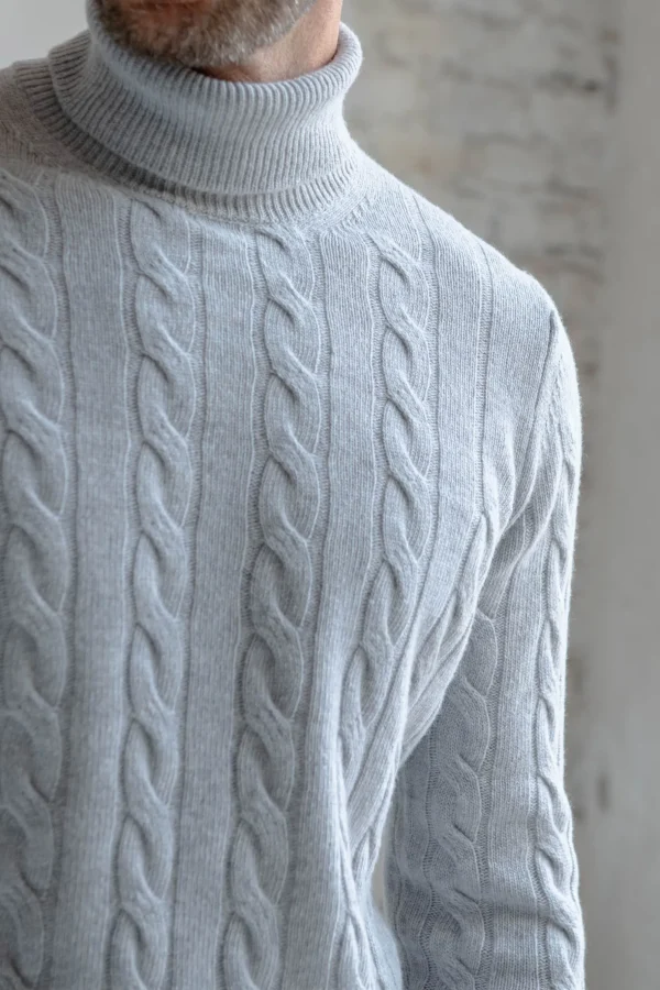 Grey turtleneck – Made in Italy