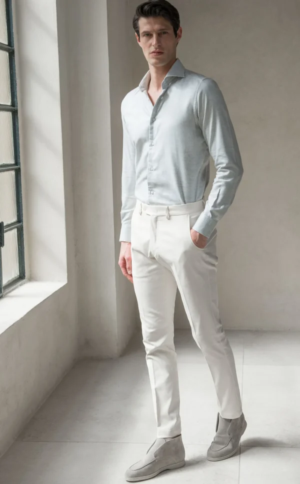 Grey warm touch shirt - Made In Italy