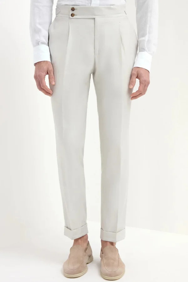Ice stretch Soragna trousers - Made in Italy