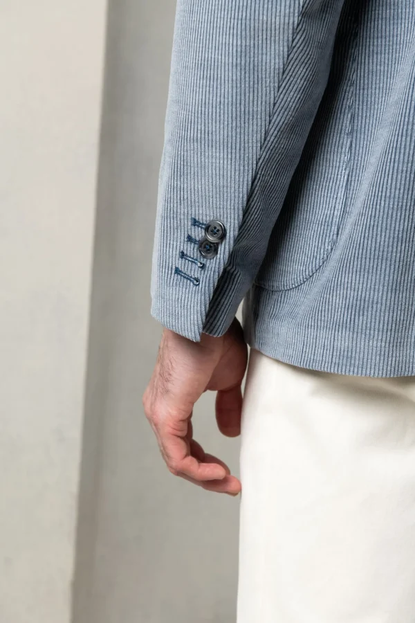 Light blue corduroy jacket 
