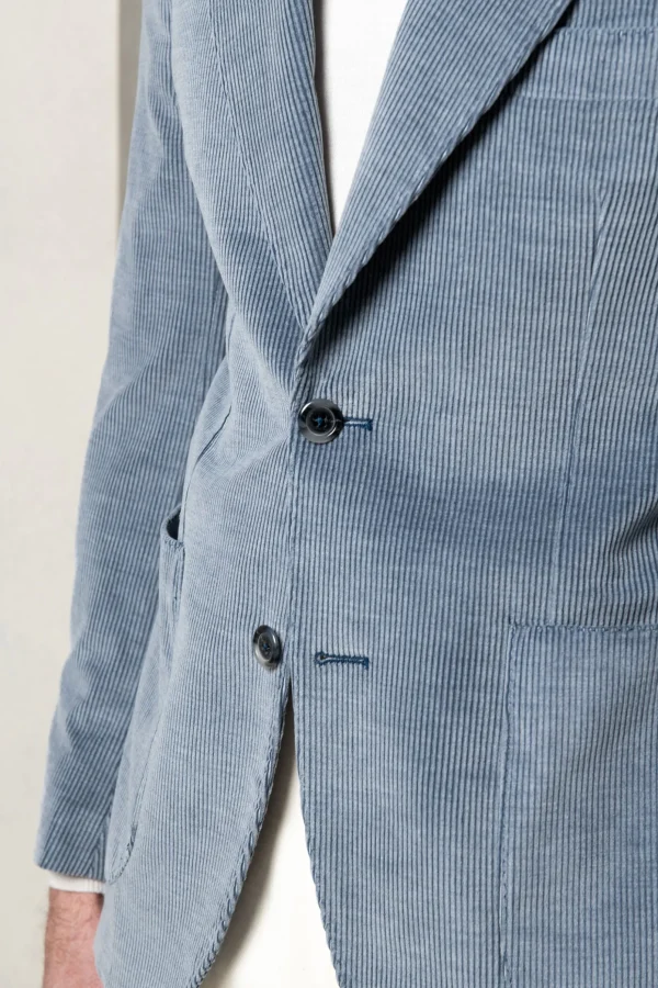 Light blue corduroy jacket 