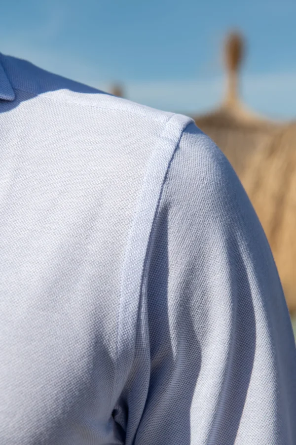Light blue jersey shirt - Made in Italy