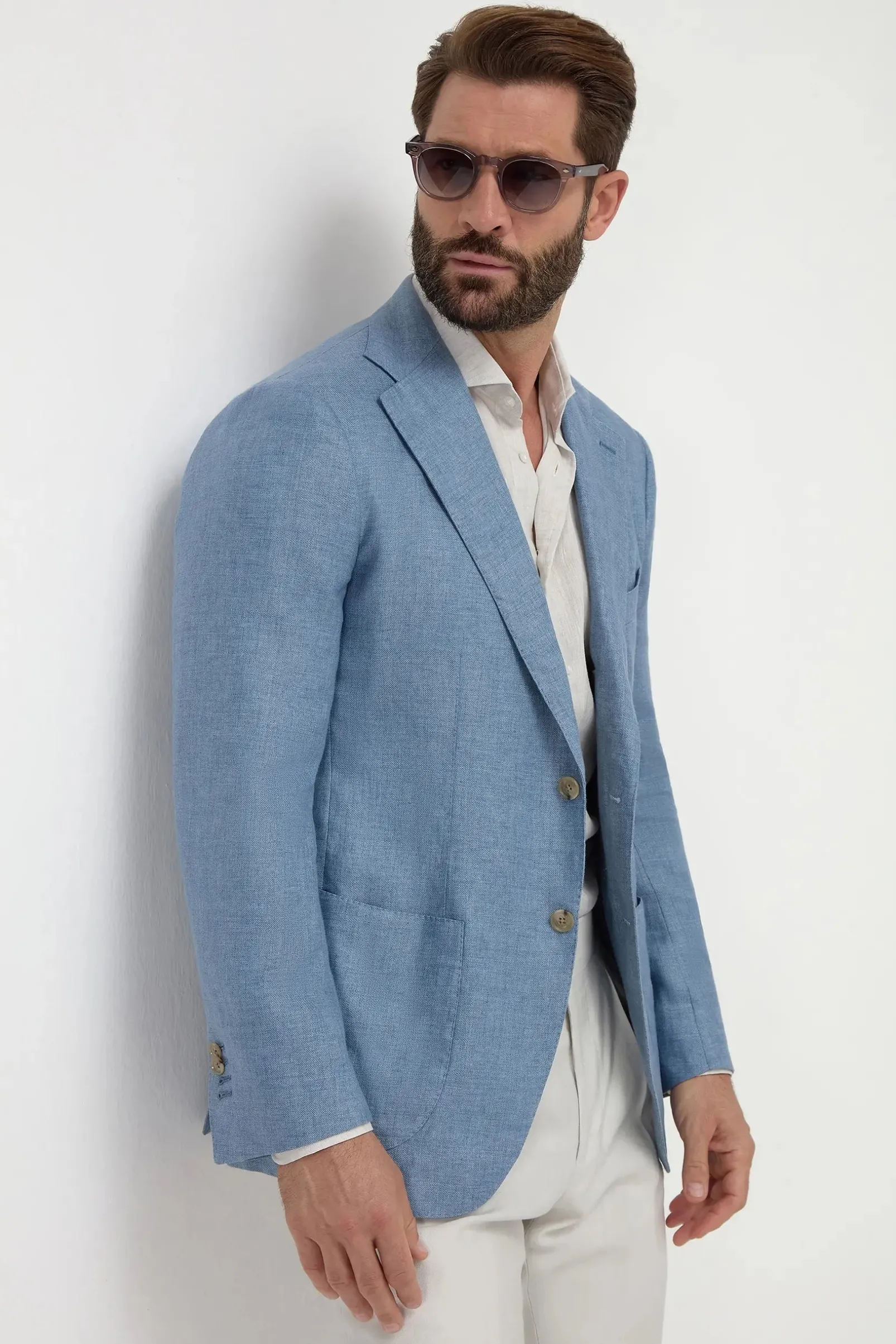 light_blue_linen_jacket___4.webp Light blue linen jacket - Made in Italy