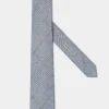 Light blue Prince of Wales tie - Made In Italy