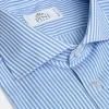 Light Blue Striped Shirt - Made in Italy