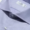 Light blue textured shirt - Made In Italy