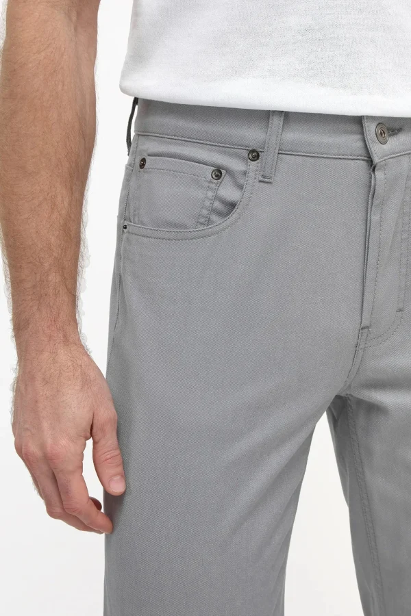 Light grey 5 pocket trousers - Made in Italy