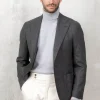 Light grey cashmere turtleneck – Made in italy