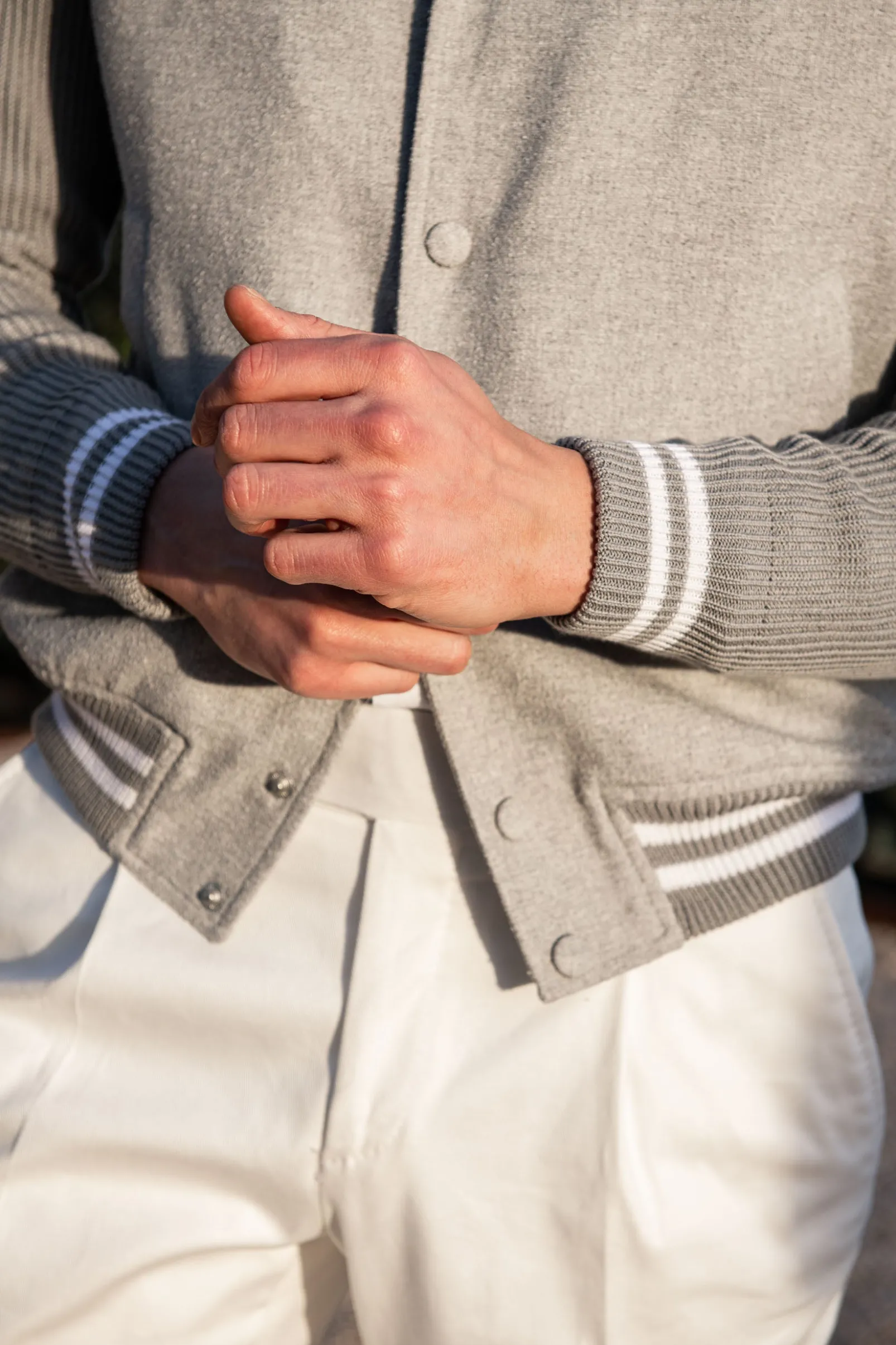 light_grey_college_jacket_3.webp Light grey college jacket – Made in Italy