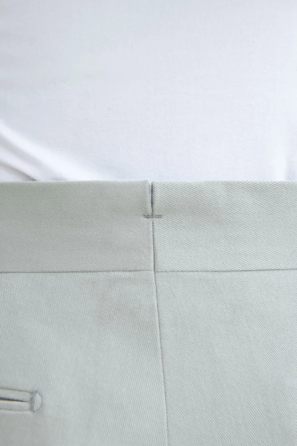 Light grey cotton Soragna trousers - Made in Italy