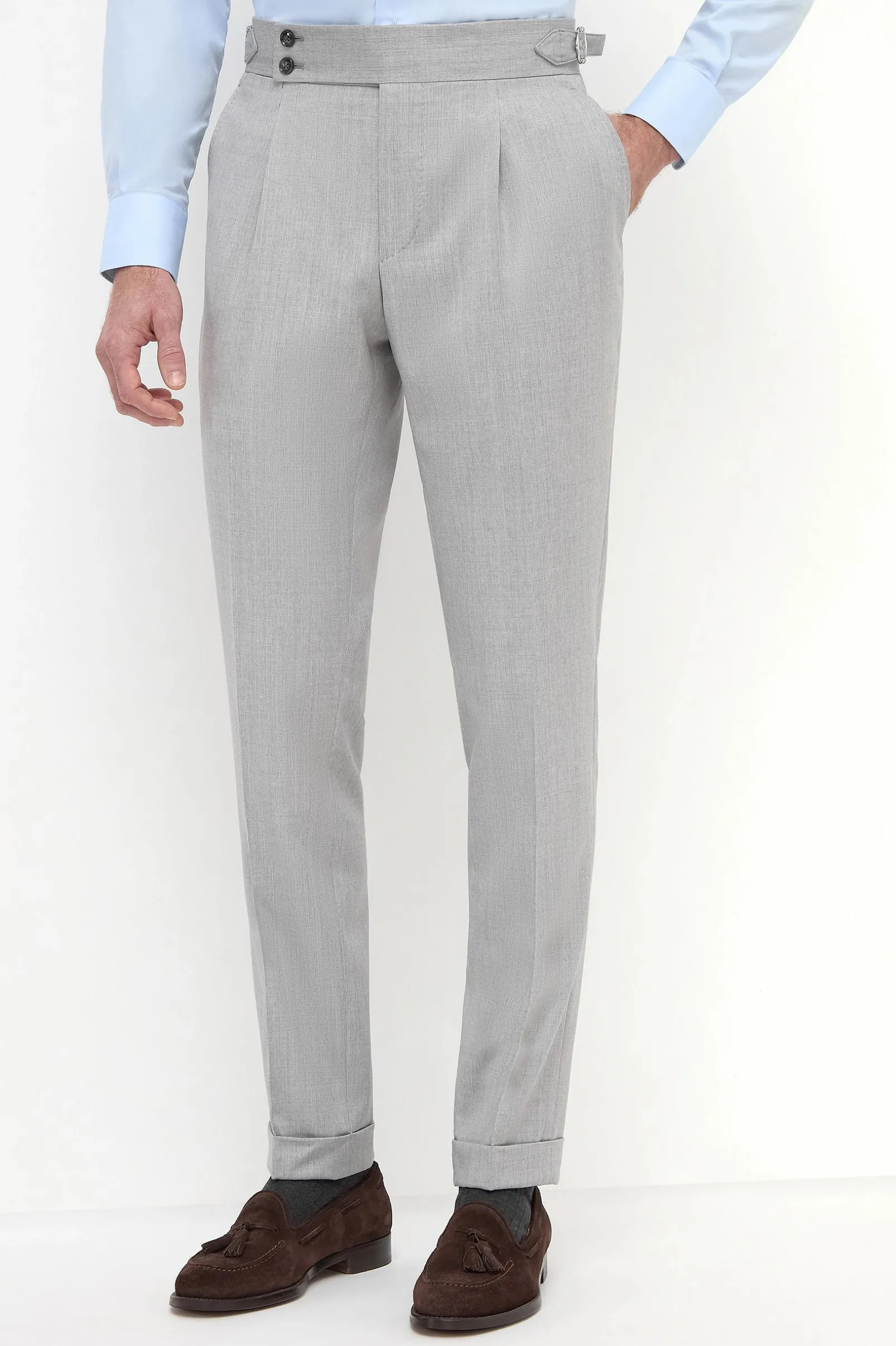 light_grey_soragna_trouse_0.webp Light grey Soragna trousers - Made in Italy