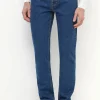 Mid-blue jeans - Candiani cotton - Made in Italy