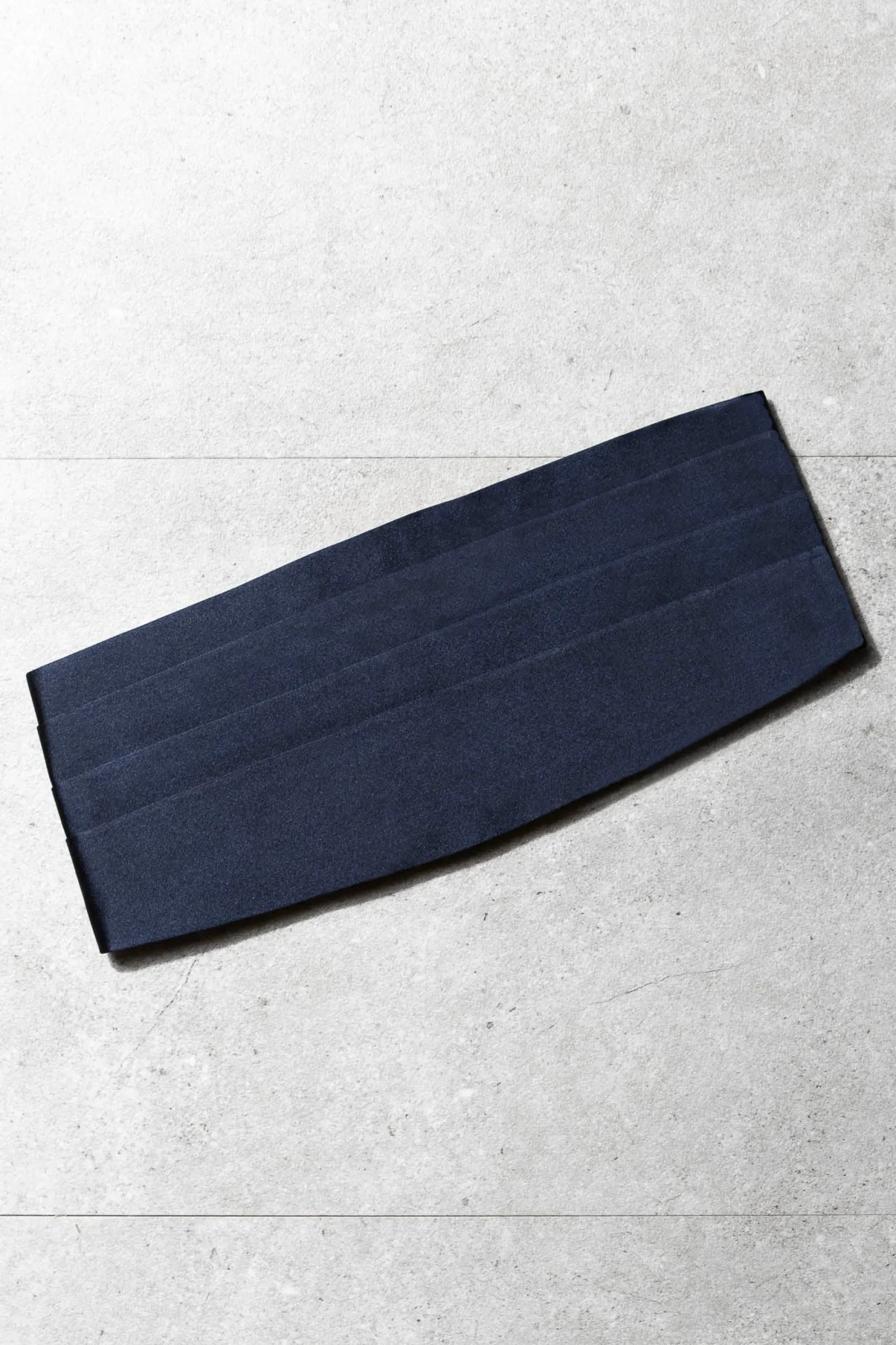 midnight_blue_silk_cummer_0.webp Midnight Blue Silk Cummerbund - Made in Italy