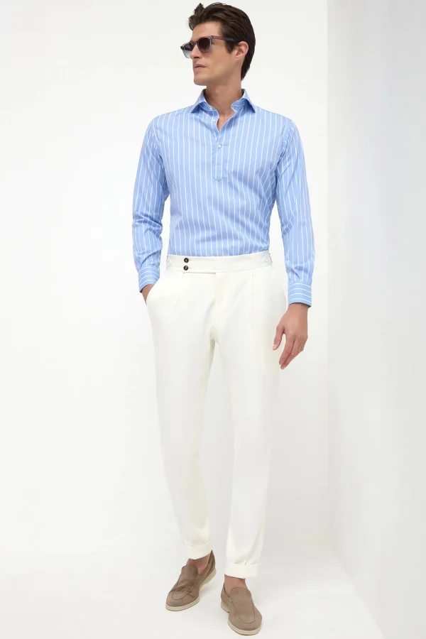 Portofino popover shirt - Made in Italy