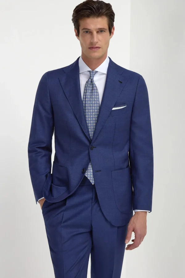Royal blue suit - Made in Italy