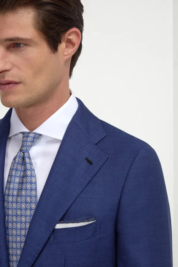 Royal blue suit - Made in Italy