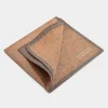 Rusty flower reversible pocket square - Made in Italy
