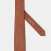 Rusty paisley tie - Made In Italy