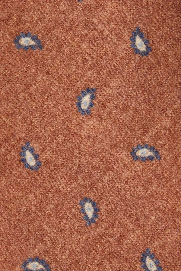 Rusty paisley tie - Made In Italy