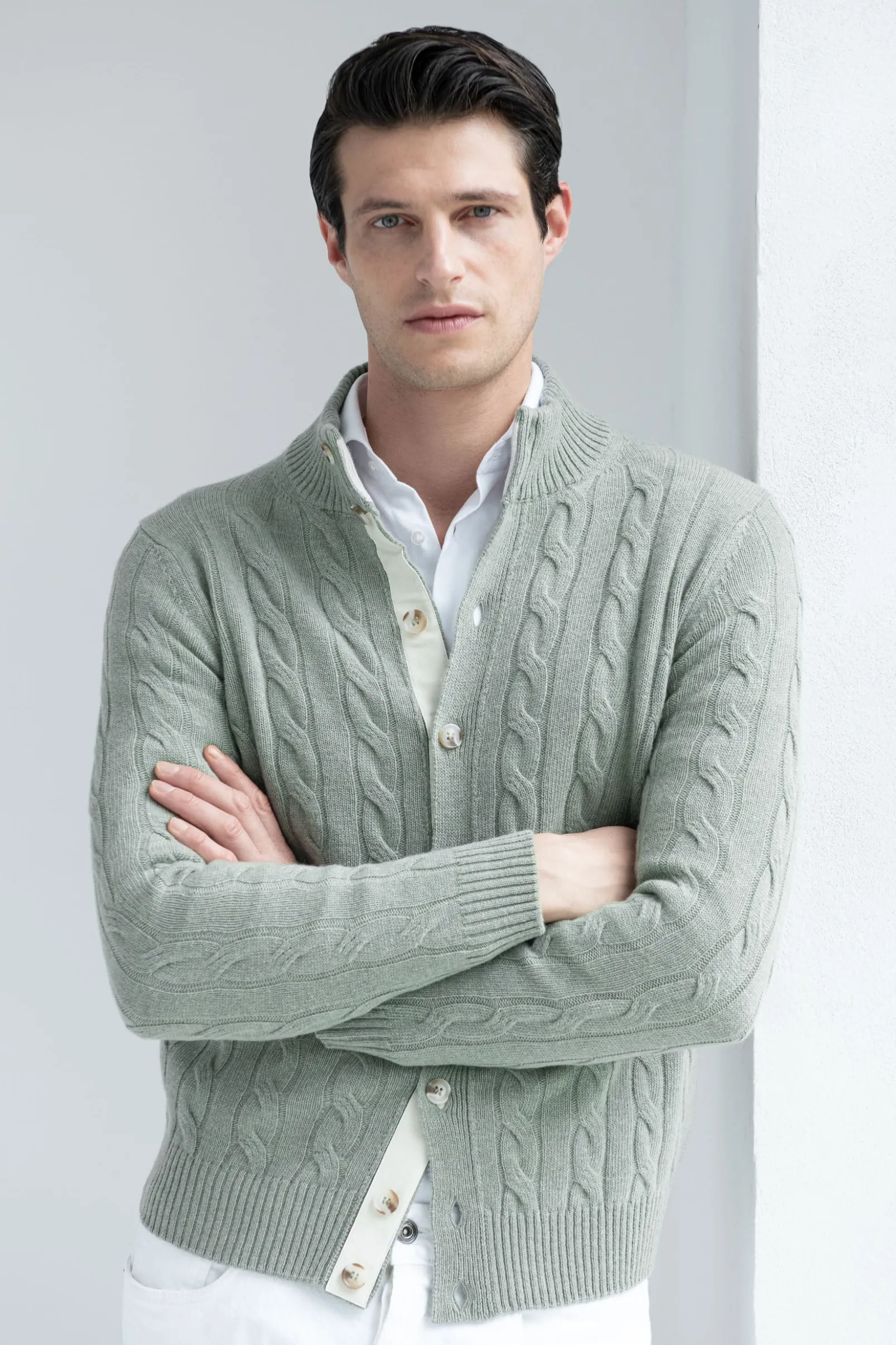 sage_cable_knit_cardigan__0.webp Sage cable knit cardigan – Made in Italy