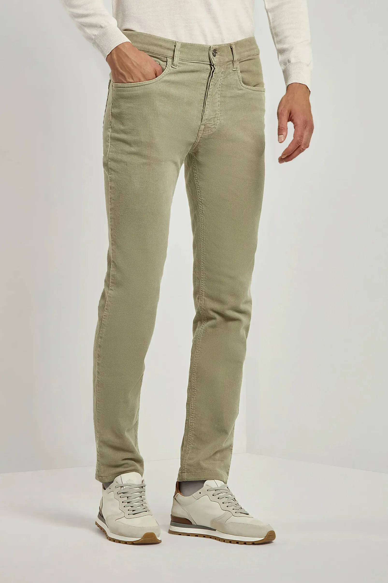 sage_corduroy__pocket__ma_0.webp Sage corduroy 5 Pocket - Made in Italy