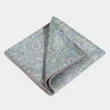 Sage flower fancy pocket square - Made in Italy