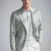 Sage herringbone jacket "Soragna Capsule Collection" - Made in Italy