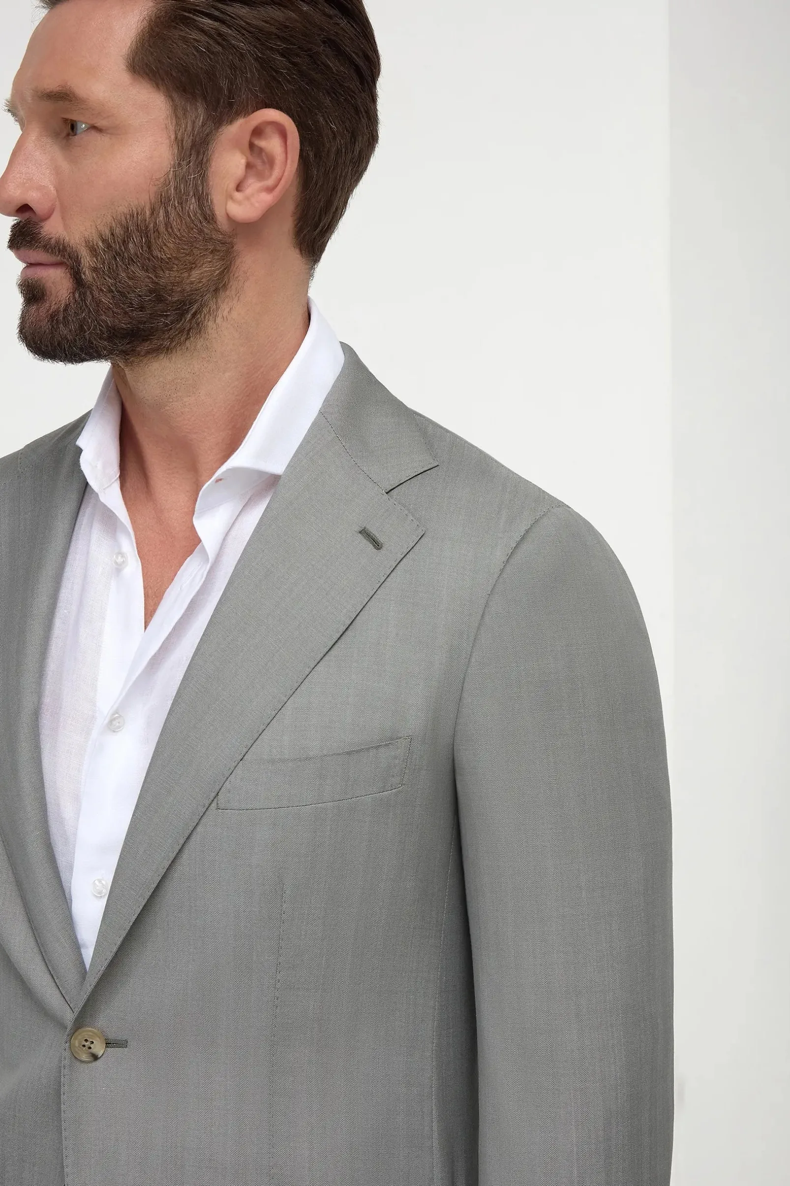 sage_solaro_wool_and_silk_3.webp Sage solaro wool and silk suit - Made in Italy